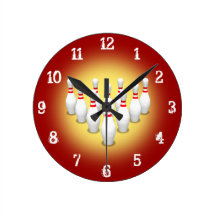 Pernos de bolos: Reloj de pared Relojes