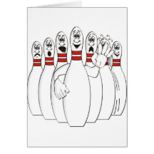 Pernos de bolos tarjetas
