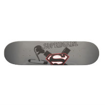 Pernos de seguridad negros de Supergirl Tabla De Skate