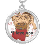 Perrito adaptable con el corazón joyerias
