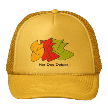 Perrito caliente de lujo gorro de camionero