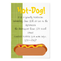 ¡Perrito caliente! Fiesta Anuncio Personalizado