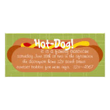 ¡Perrito caliente! Fiesta Invitaciones Personales