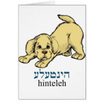 Perrito de "Hinteleh" - Tarjetas