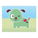 Perrito de Kawaii Postal