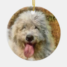 Perrito de Komondor Ornamento De Reyes Magos