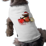 Perrito de la chihuahua del navidad camisetas mascota