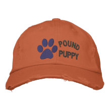 "Perrito de la libra " Gorra De Béisbol Bordada