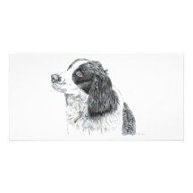 Perrito de P - tarjeta de la foto Tarjetas Fotograficas Personalizadas