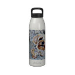 Perrito de Yorkie Botella De Agua Reutilizable