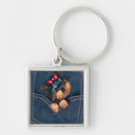 Perrito de Yorkie en bolsillo Llaveros Personalizados