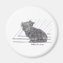 Perrito de Yorkie Iman Para Frigorífico