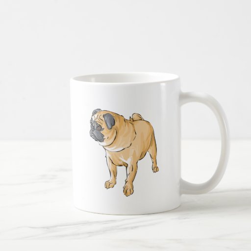 Perrito del barro amasado taza
