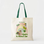 Perrito del dogo - partidos irlandeses o no diseño bolsas lienzo