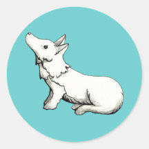 perrito del lil pegatinas  