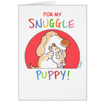 ¡PERRITO DEL SNUGGLE! por Boynton Felicitación