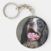 Perrito empapado llaveros personalizados