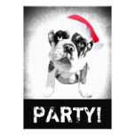 Perrito inglés del dogo invitacion personal 