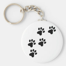 perrito lindo negro de las patas del perro llaveros personalizados