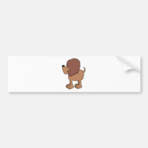 Perrito Pegatina De Parachoque