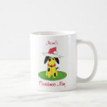perrito personalizado de santa tazas