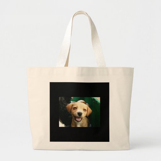 perrito sonriente bolsas