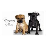 Perritos de Staffordshire bull terrier Tarjetas Personales