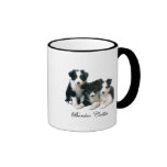 Perritos del border collie tazas de café