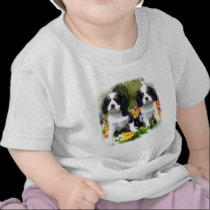 Perritos del perro de aguas de rey Charles camisetas