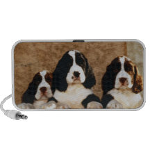 Perritos del perro de aguas de saltador inglés mp3 altavoces
