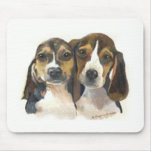 Perritos Mousepad del beagle Tapete De Ratón