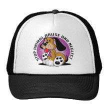 Perro animal del abuso gorro
