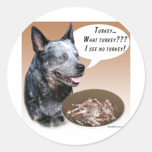 Perro australiano Turquía del ganado Pegatina