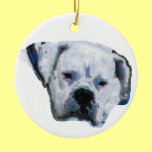 Perro azul adornos