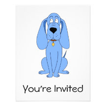 Perro azul. Perro Anuncios