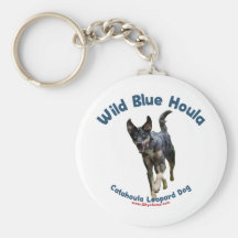 Perro azul salvaje de Catahoula Llavero Personalizado
