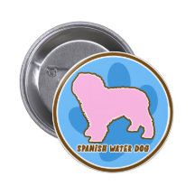 Perro de agua español de moda pins