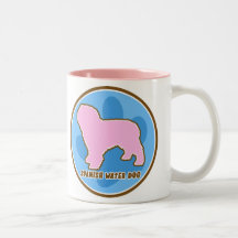 Perro de agua español de moda tazas de café
