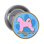 Perro de agua portugués de moda pins