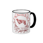 Perro de aguas de Clumber resistido con clase Tazas De Café