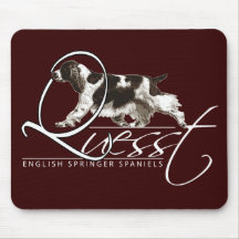 Perro de aguas de saltador de Quesst Logowear Alfombrilla De Raton