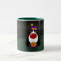 Perro de aguas de saltador inglés Halloween tazas