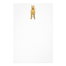 Perro de Brown del moreno. Historieta Papelería Personalizada