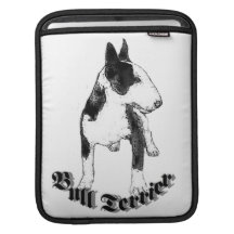 Perro de bull terrier fundas para iPads