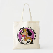 Perro de la epilepsia bolsas de mano