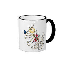 Perro de la momia taza