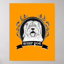 PERRO DE OVEJAS (3) POSTERS
