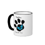 Perro de Papillon Butterflly Tazas
