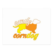 Perro de pastillas de caramelo postales