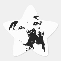 Perro de Pitbull Etiqueta